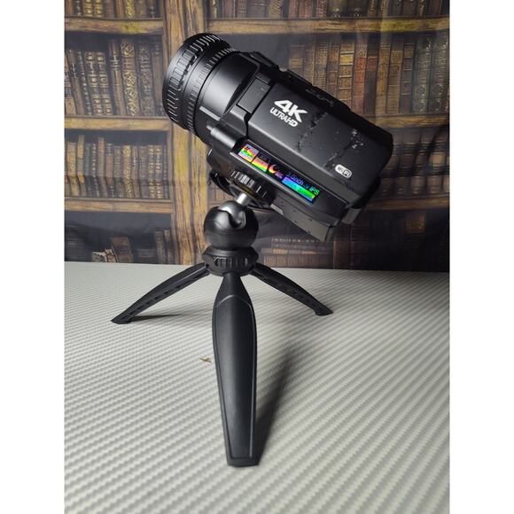 Video Camera 4K Camcorder Ultra HD 48MP 30X Digital Zoom (NO POWER CORD)